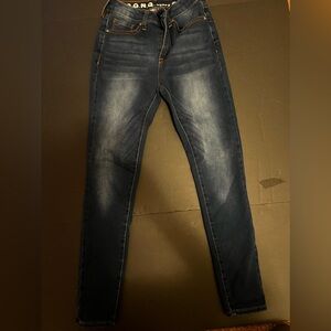 High rise skinny ankle jeans